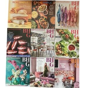 Lot 9 Better Homes & Gardens Magazine 2025 2024 June May Apr Mar Feb Jan Dec Nov